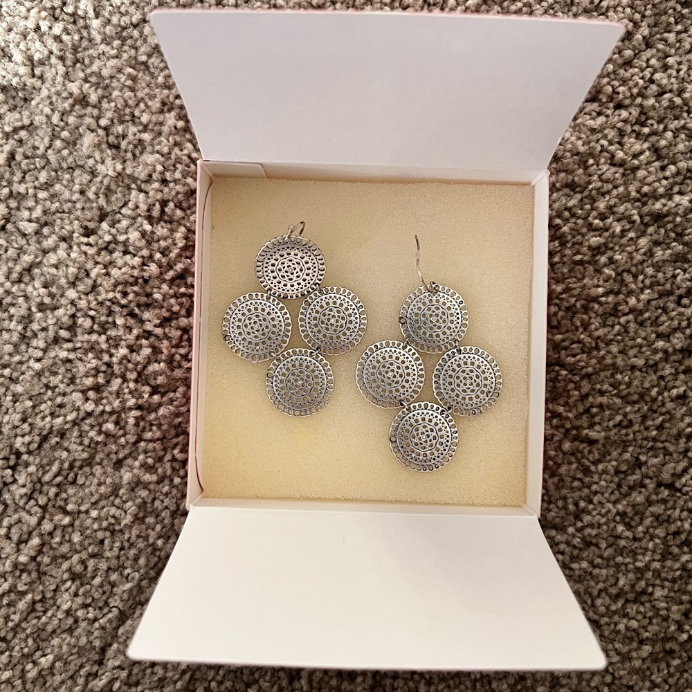 Elegant Silver Dangle Earrings